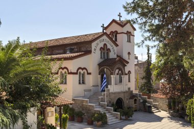 THESSALONIKI, GREECE - SEPTEMBER 22, 2019: Church of Holy Archangels in city of Thessaloniki, Central Macedonia, Greece