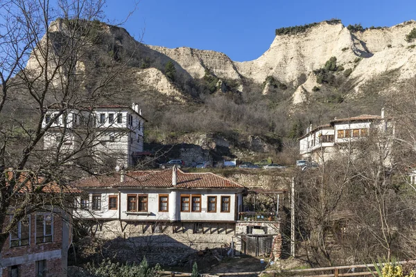 Melnik Bulgária December 2019 Panoráma Kilátás Város Melnik Blagoevgrad Régió — Stock Fotó