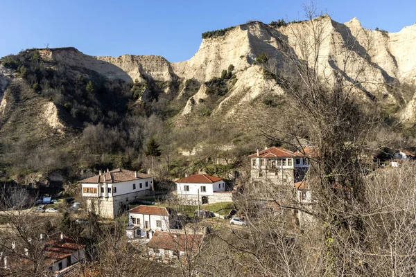 Melnik Bulgária December 2019 Csodálatos Panoráma Város Melnik Blagoevgrad Régió — Stock Fotó