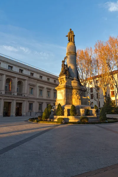 Madrid España Enero 2018 Sunset View Monument Francisco Romero Robledo — Foto de Stock