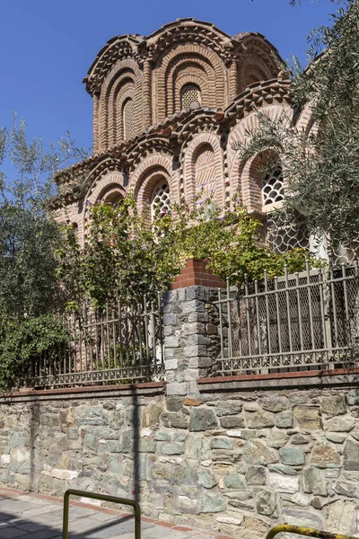 Antik Bysantinska Kyrkan Catherine Staden Thessaloniki Centrala Makedonien Grekland — Stockfoto