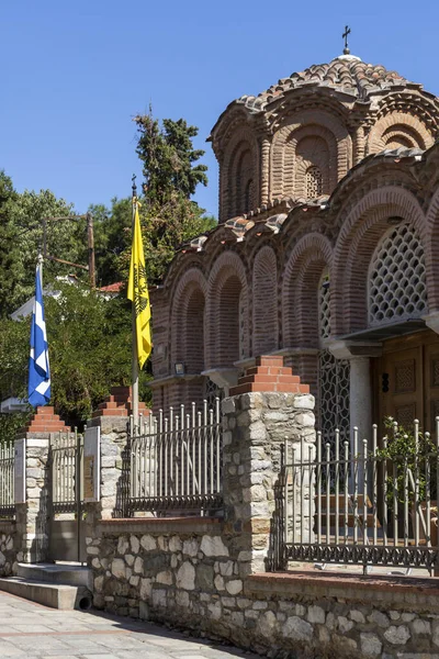 Gereja Bizantium Kuno Santo Katarina Kota Thessaloniki Makedonia Tengah Yunani — Stok Foto