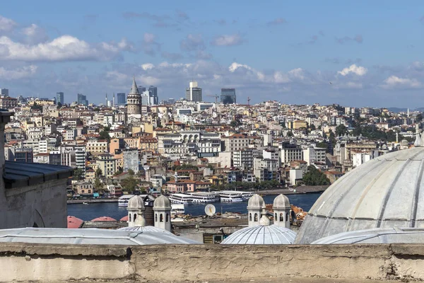 Istanbul Turkey Juli 2019 Fantastisk Stadsbild Från Suleymaniye Moskén Till — Stockfoto