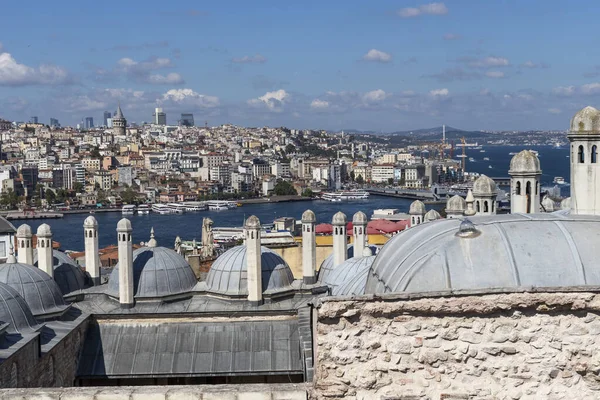 Istanbul Turkey Juli 2019 Fantastisk Stadsbild Från Suleymaniye Moskén Till — Stockfoto