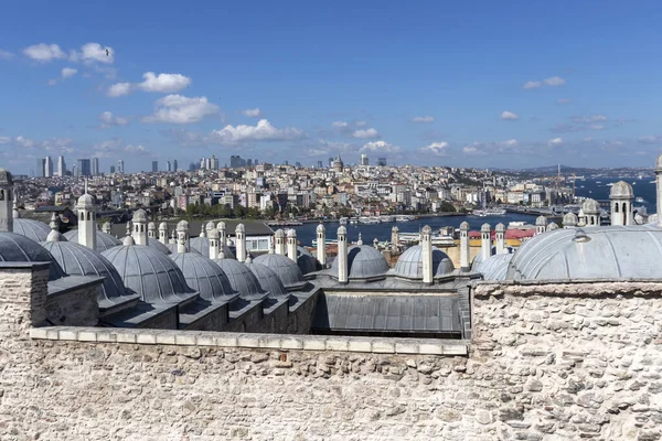 Istanbul Türkei Juli 2019 Erstaunliches Stadtbild Von Der Süleymaniye Moschee — Stockfoto