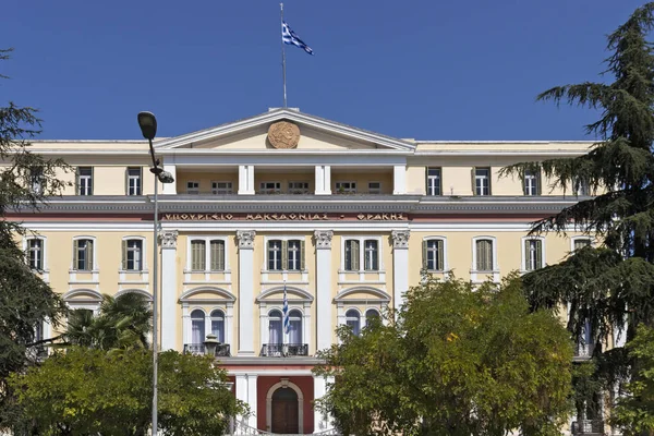 Thessaloniki Grèce Septembre 2019 Construction Ministère Macédoine Thrace Thessalonique Macédoine — Photo