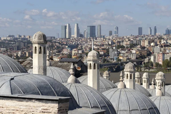 Istanbul Turkey July 2019 Panorama Luar Biasa Dari Masjid Suleymaniye — Stok Foto