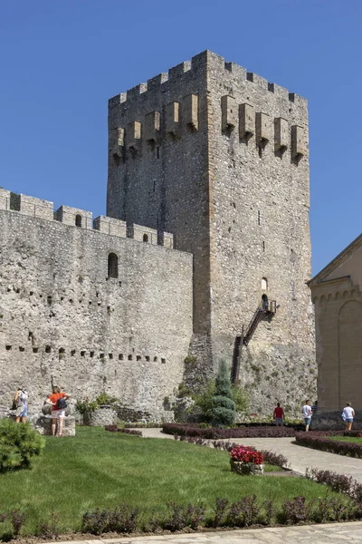 Despotovac Sérvia Agosto 2019 Edifícios Medievais Mosteiro Manasija Sumadija Oeste — Fotografia de Stock