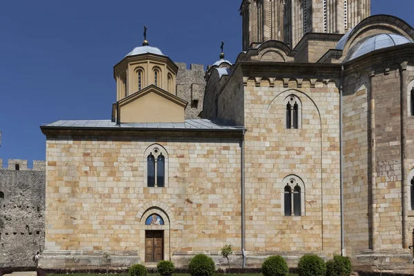 Despotovac Serbia Agosto 2019 Edifici Medievali Nel Monastero Manasija Sumadija — Foto Stock