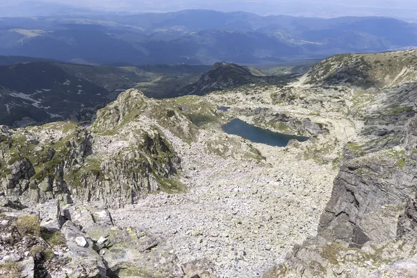 Niesamowity Krajobraz Pobliżu Big Golyam Kupen Peak Góra Riła Bułgaria — Zdjęcie stockowe