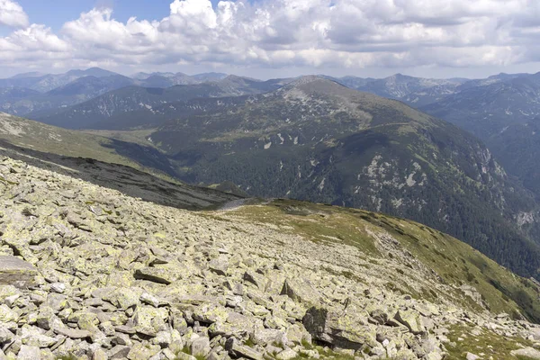 Paisaje Desde Big Golyam Kupen Peak Rila Mountain Bulgaria —  Fotos de Stock