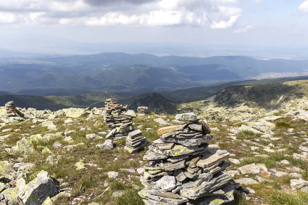 Krajina Vrcholu Big Golyam Kupen Rila Mountain Bulharsko — Stock fotografie