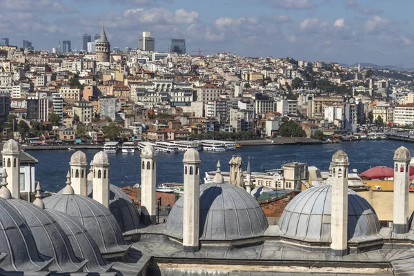 Istanbul Turkey July 2019 Panoramic View Imperial Suleymaniye Mosque City — Stock Photo, Image