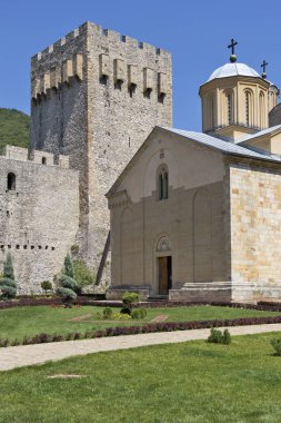 DESPOTOVAC, SERBIA - 11 Ağustos 2019: Ortaçağ Manastırı, Sumadija ve Batı Sırbistan