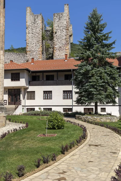 Despotovac Serbia August 2019 Medeltida Manasija Kloster Sumadija Och Västra — Stockfoto