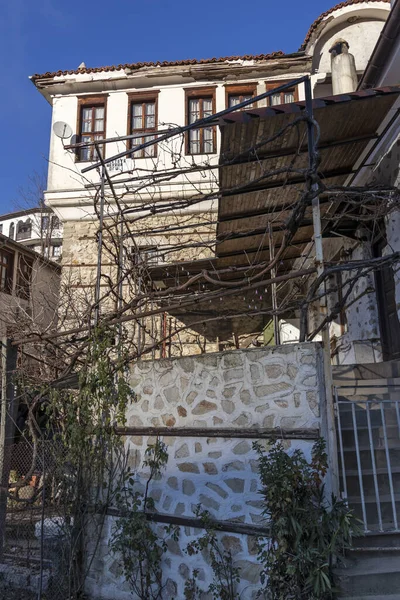 Melnik Bulgaria December 2019 Typical Street Old Houses Town Melnik — Stock Photo, Image