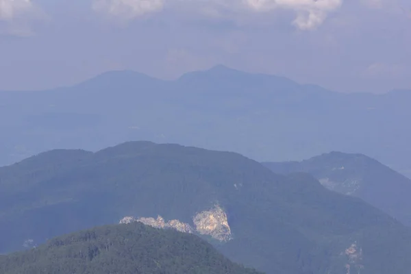 Amazing landscape from The Red Wall Peak at Rhodope Mountains, Plovdiv Region, Bulgaria