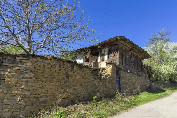 Rua Típica Casas Antigas Aldeia Histórica Staro Stefanovo Região Lovech — Fotografia de Stock