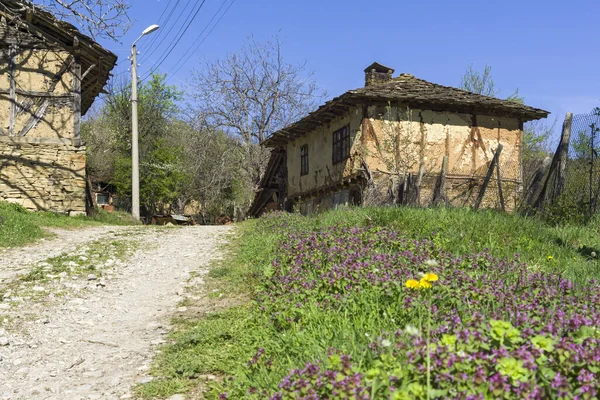 保加利亚Lovech地区Staro Stefanovo历史村典型的街道和老房子 — 图库照片