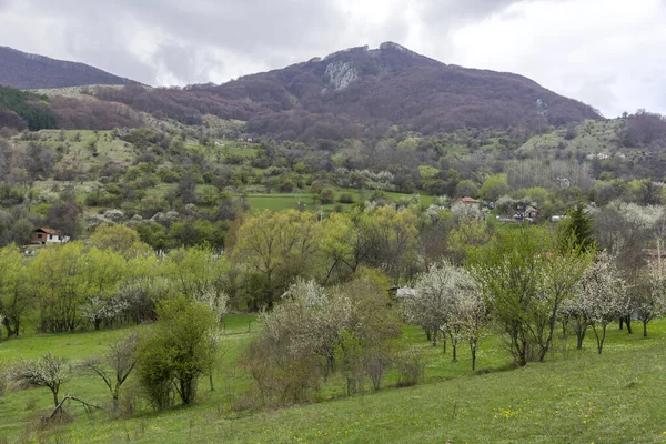 Spring Landscape Village Zasele Balkan Mountains Bulgaria — Stock Photo, Image