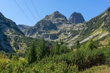 Bulgaristan 'ın Rila Dağı, Malyovitsa zirvesinin şaşırtıcı yaz manzarası