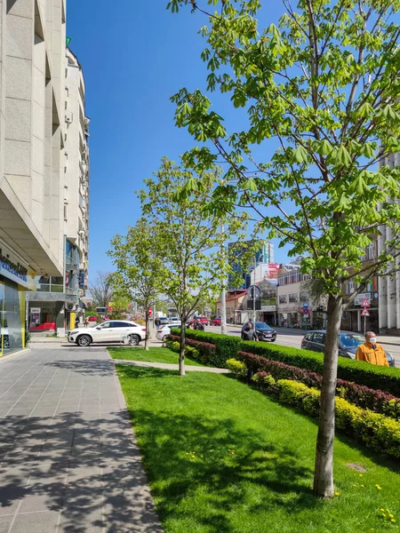 Sofia Bulgária Abril 2020 Boulevard Cherni Vrah Cidade Sófia Bulgária — Fotografia de Stock