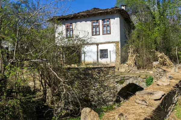 Staro Stefanovo Bulgaria April 2014 Стародавні Будинки Історичному Селі Старо — стокове фото