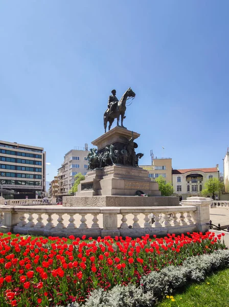 Σοφια Βουλγαρια Απριλιου 2020 Μνημείο Του Τσάρου Ελευθερωτή Αλέξανδρου Της — Φωτογραφία Αρχείου