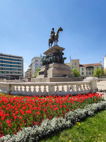 Σοφια Βουλγαρια Απριλιου 2020 Μνημείο Του Τσάρου Ελευθερωτή Αλέξανδρου Της — Φωτογραφία Αρχείου
