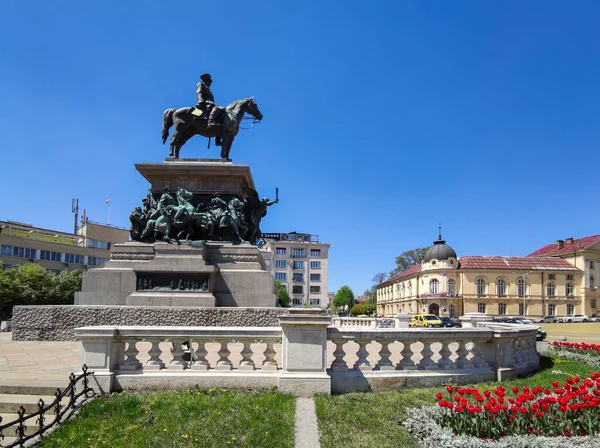 Sofia Bulgarien April 2020 Das Denkmal Des Zaren Befreiers Alexander — Stockfoto