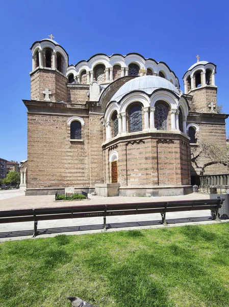 Sofia Bulgaria Abril 2020 Iglesia Sveti Sedmochislenitsi Ciudad Sofía Bulgaria —  Fotos de Stock