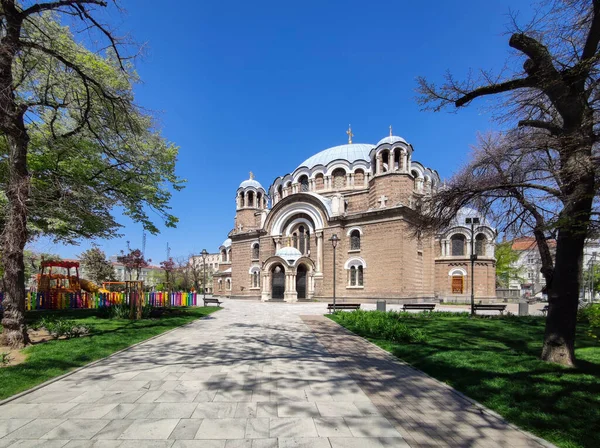 Sofia Bulgaria April 2020 Church Sveti Sedmochislenitsi City Sofia Bulgaria — 图库照片