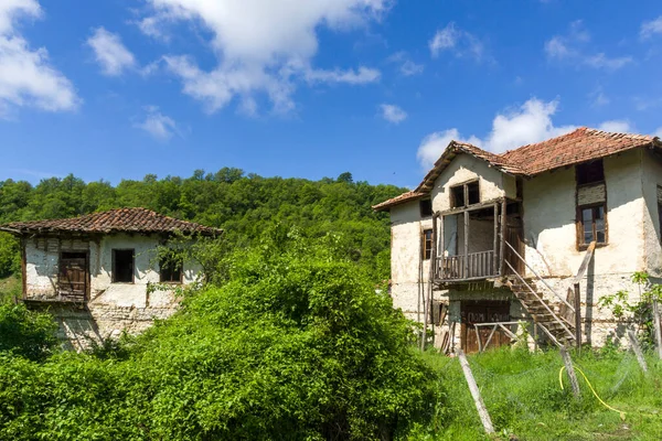 Oude Huizen Uit Negentiende Eeuw Het Dorp Zlatolist Regio Blagoevgrad — Stockfoto