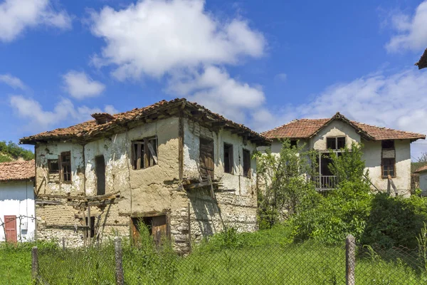 Vecchie Case Del Xix Secolo Nel Villaggio Zlatolist Regione Blagoevgrad — Foto Stock
