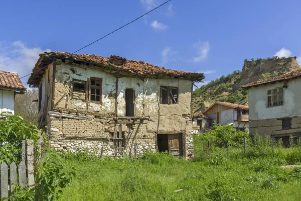 Παλαιά Σπίτια Του Δέκατου Ένατου Αιώνα Στο Χωριό Zlatolist Περιοχή — Φωτογραφία Αρχείου