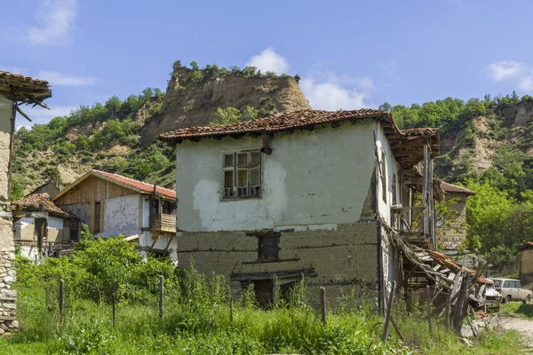 Oude Huizen Uit Negentiende Eeuw Het Dorp Zlatolist Regio Blagoevgrad — Stockfoto