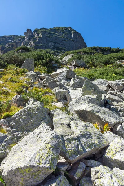 Krajina Turistické Stezky Pro Vrchol Malyovitsa Rila Mountain Bulharsko — Stock fotografie