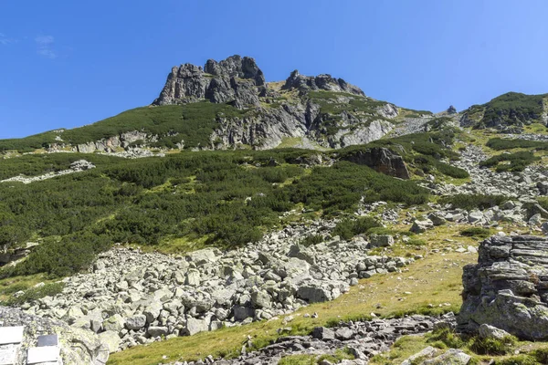 Krajina Turistické Stezky Pro Vrchol Malyovitsa Rila Mountain Bulharsko — Stock fotografie