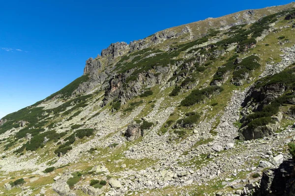 Paisaje Del Sendero Para Pico Malyovitsa Montaña Rila Bulgaria —  Fotos de Stock