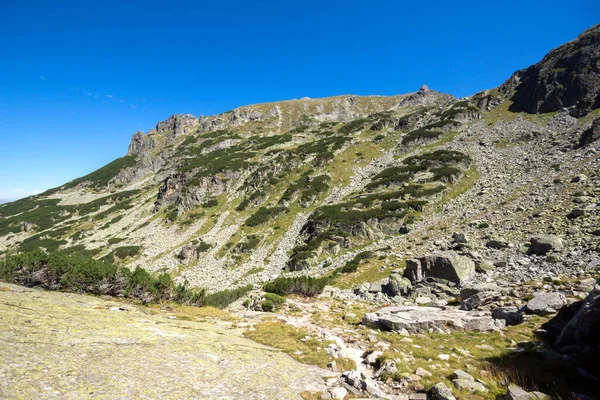 Landskap Från Vandringsled För Malyovitsa Topp Rila Mountain Bulgarien — Stockfoto