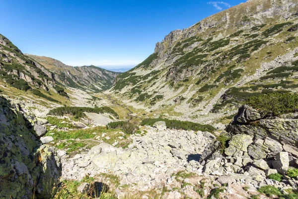 Landschaft Vom Wanderweg Zum Maljovitsa Gipfel Rila Gebirge Bulgarien — Stockfoto
