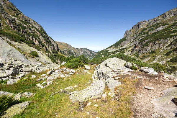 Krajobraz Szlaku Turystycznego Szczyt Malyovitsa Góra Rila Bułgaria — Zdjęcie stockowe