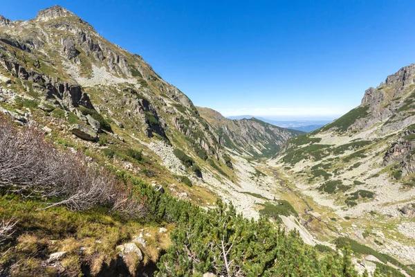 Landschaft Vom Wanderweg Zum Maljovitsa Gipfel Rila Gebirge Bulgarien — Stockfoto