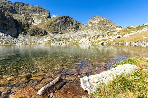 Lanskap Dengan Danau Elenino Dekat Puncak Malyovitsa Gunung Rila Bulgaria — Stok Foto