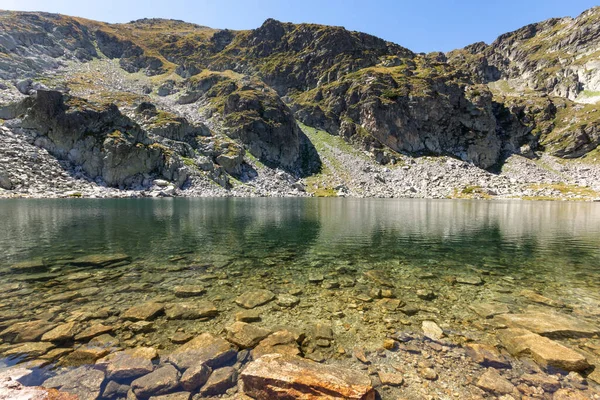 Lanskap Dengan Danau Elenino Dekat Puncak Malyovitsa Gunung Rila Bulgaria — Stok Foto