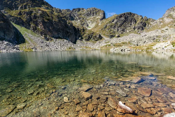 Lanskap Dengan Danau Elenino Dekat Puncak Malyovitsa Gunung Rila Bulgaria — Stok Foto