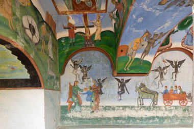 Bulgaristan 'ın Blagoevgrad bölgesindeki şeytanlarla dolu manastır olarak bilinen Aziz George' a adanmış Ortaçağ Churilovo manastırı.