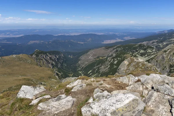 Φθινόπωρο Τοπίο Από Την Κορυφή Malyovitsa Rila Mountain Βουλγαρία — Φωτογραφία Αρχείου