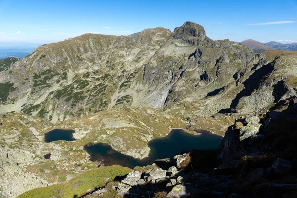 Amazing Autumn Landscape Malyovitsa Peak Rila Mountain Bulgaria — Stock Photo, Image