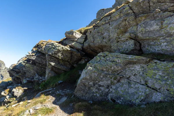 Incredibile Paesaggio Autunnale Vicino Malyovitsa Picco Montagna Rila Bulgaria — Foto Stock